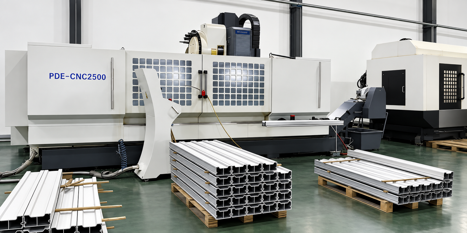CNC machining of custom aluminum extrusion components